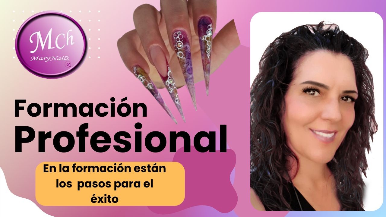 Curso uñas acuarela